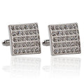 Men's Fashion Square Diamond Cufflinks