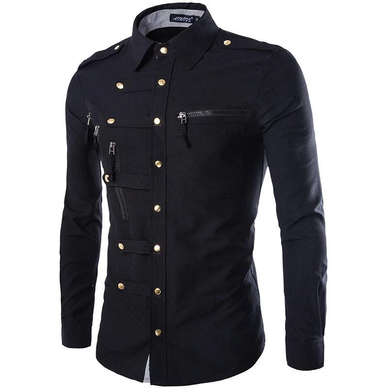 Men's Slim Fit Cotton Dress Shirt