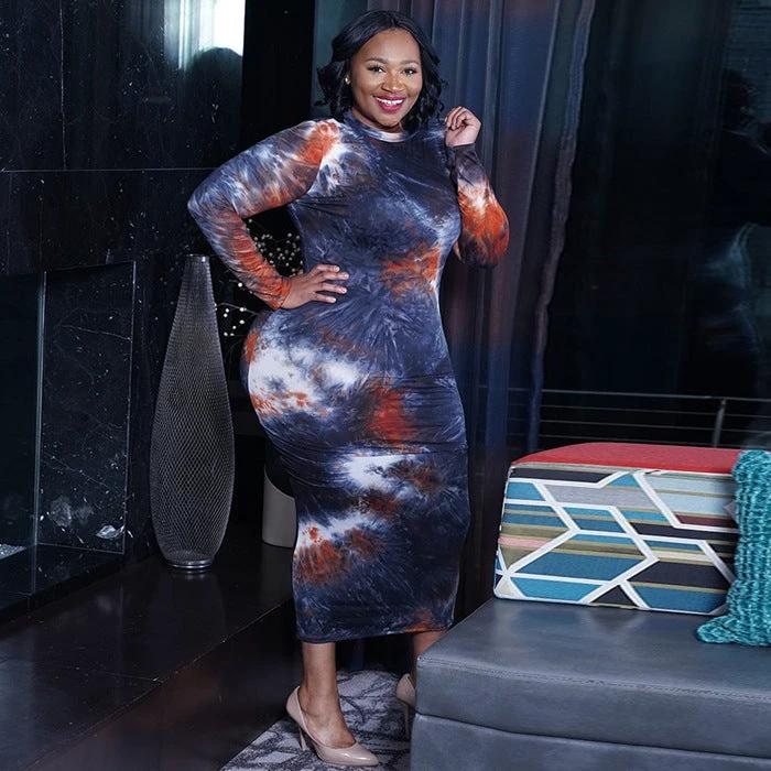 Plus Size Dresses For Fat Girl Long Dress Over The Knee