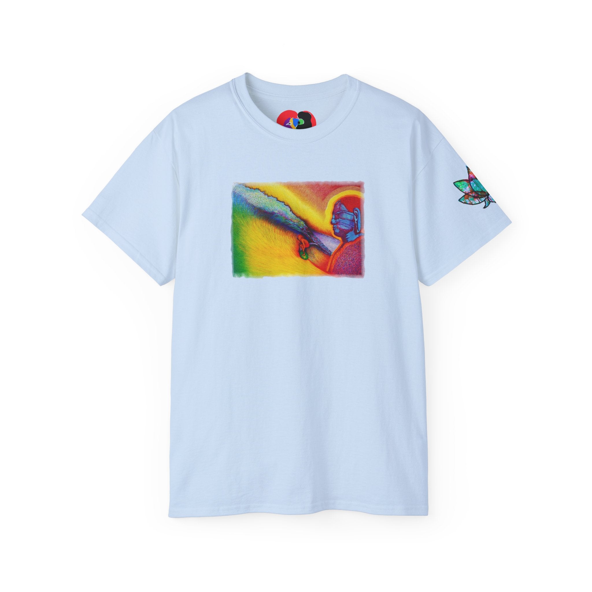 Surf is My Buddha Tablet Print Unisex Ultra Cotton Tee