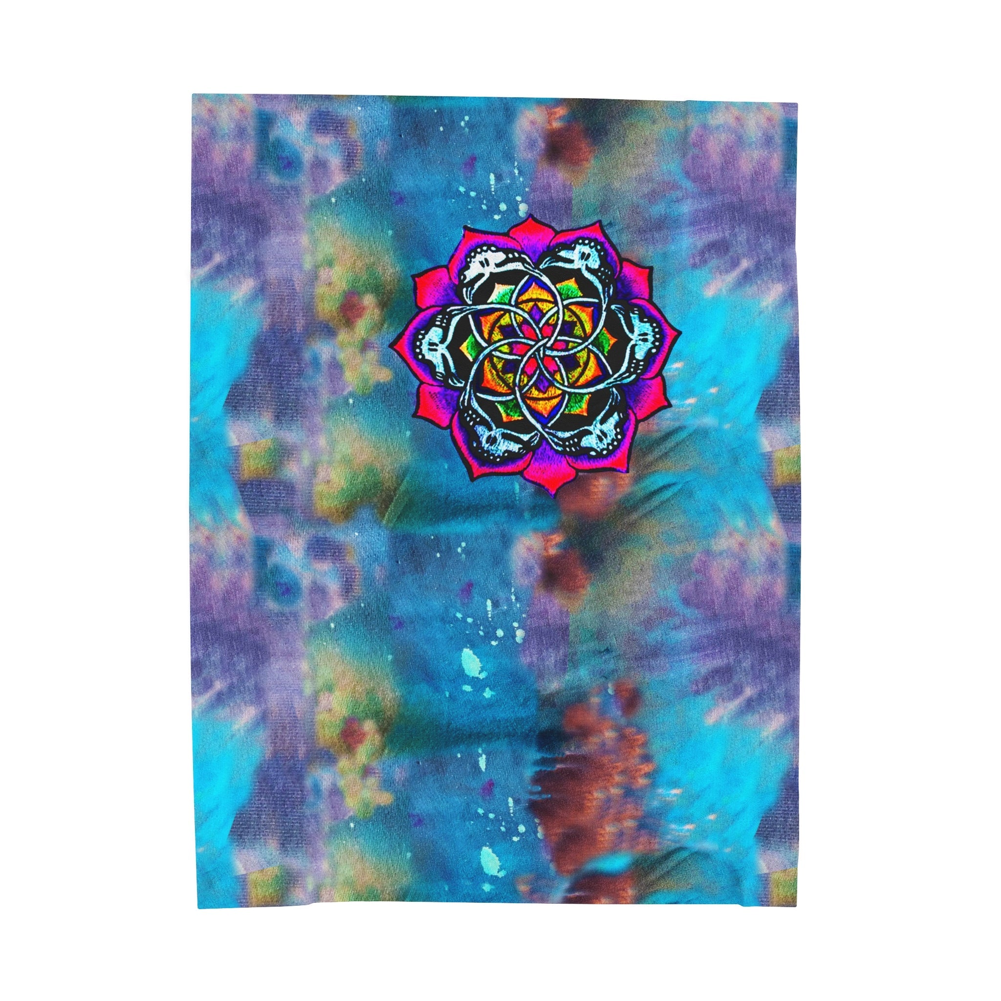 DEADPUNK Mandala Plush Blanket