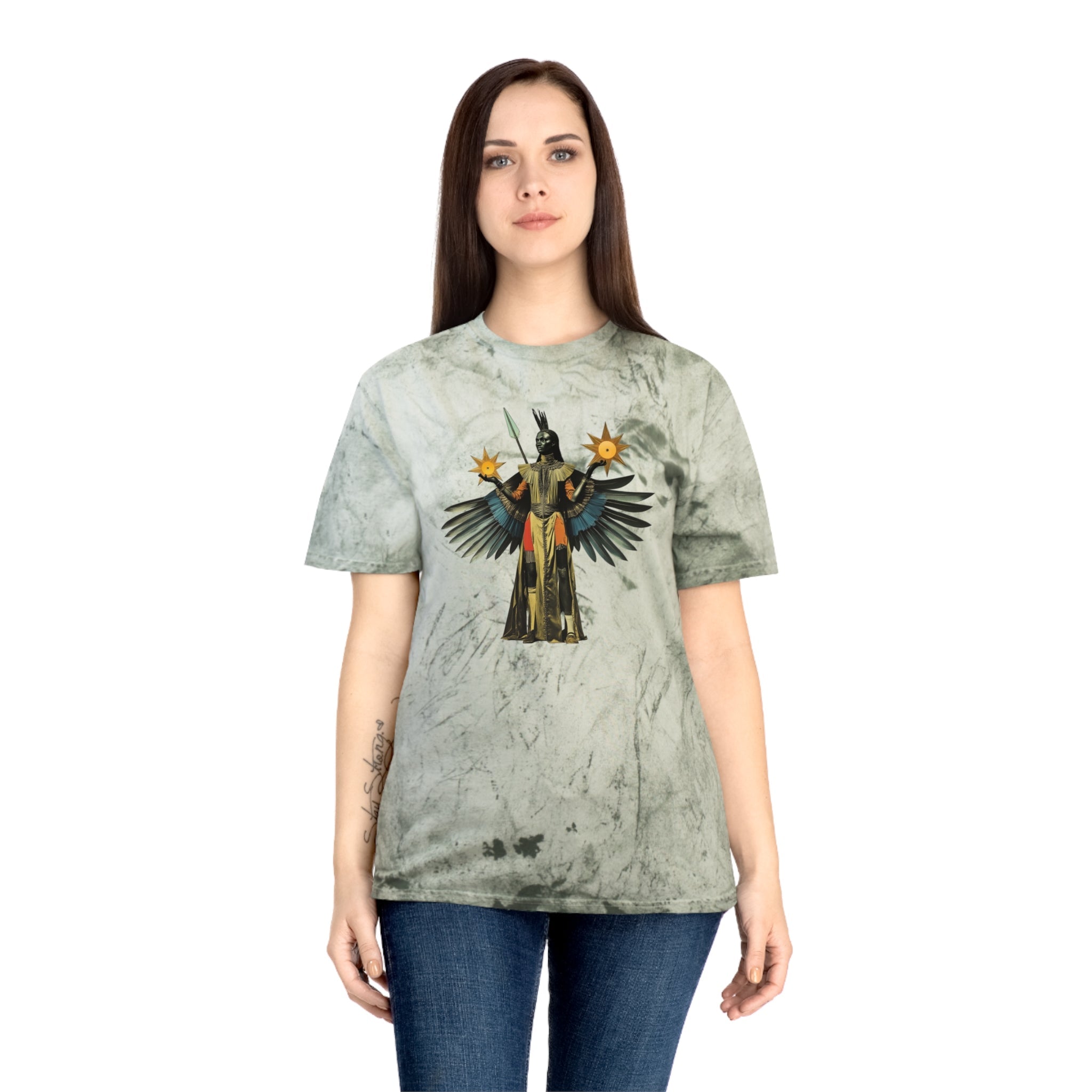 Amaru Khan Stars Unisex Color Blast T-Shirt