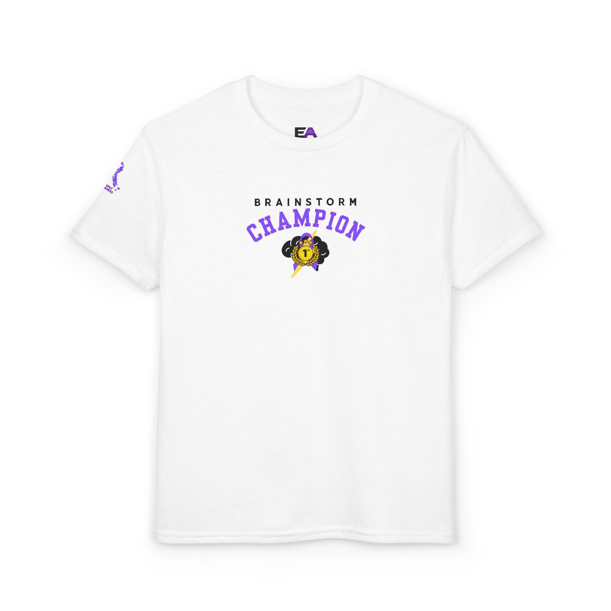 Brainstorm Champion Youth Tee – Neurostrong Kids Edition
