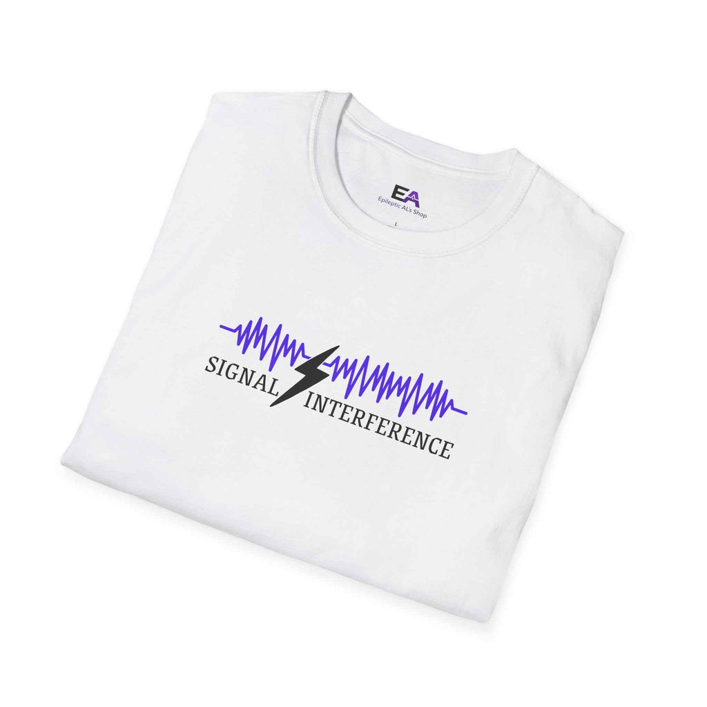 Signal Interference Tee — Quiet Static, Visible Spark