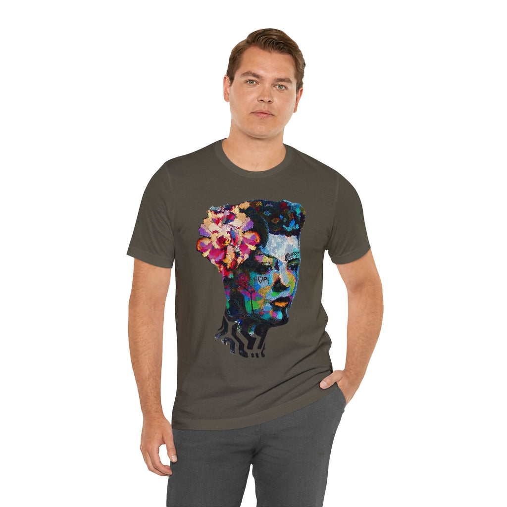 Billie Radical Unisex High End Cotton Short Sleeve Tee HUE+MAN Collective