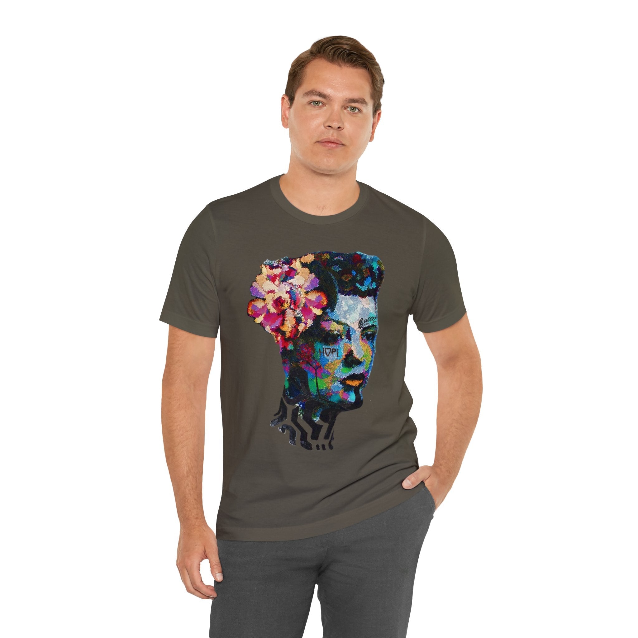 Billie Radical Unisex High End Cotton Short Sleeve Tee HUE+MAN Collective