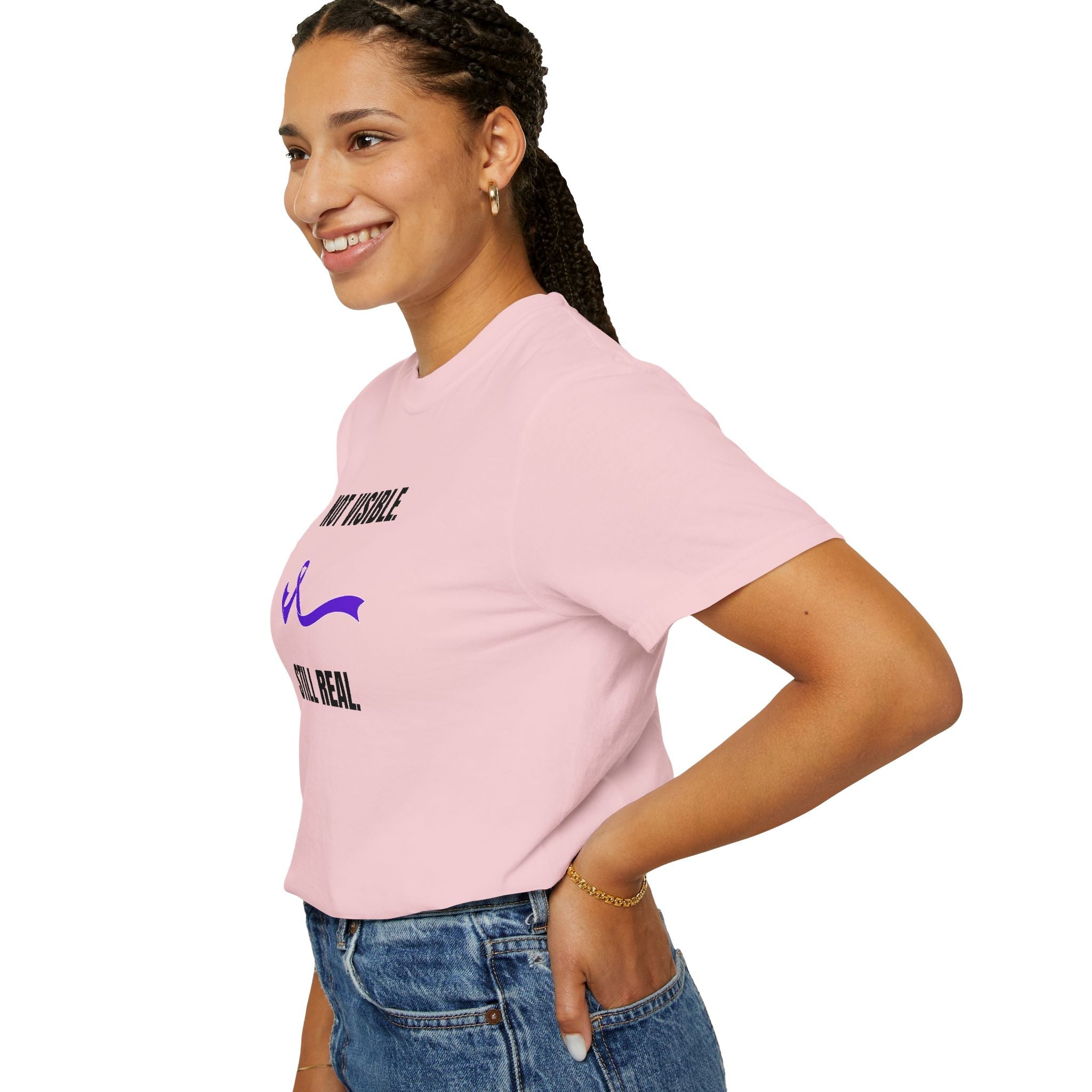 Not Visible. Still Real. T-Shirt – Epilepsy Awareness Apparel