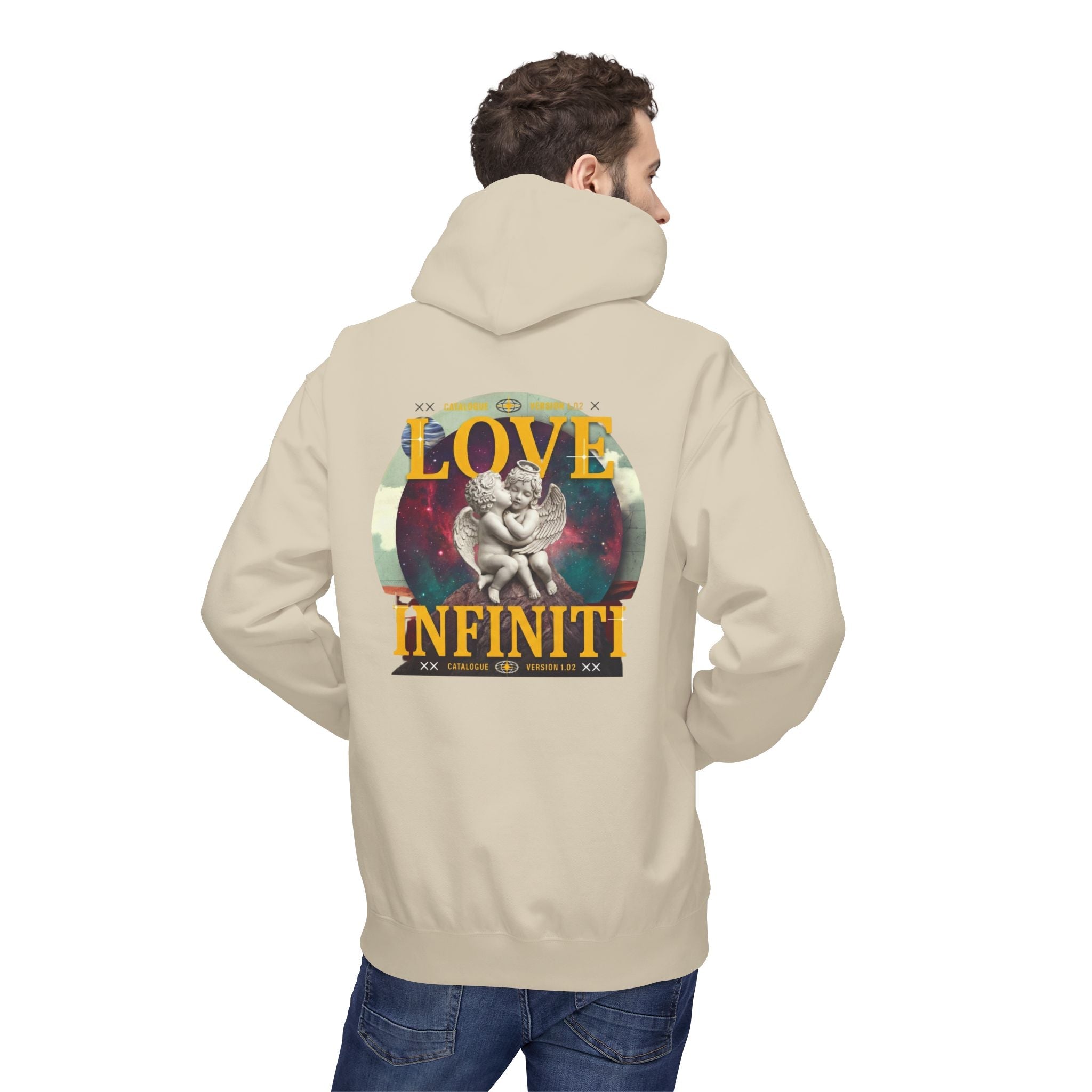 Celestial Love, Infiniti Unisex Couples Hoodie