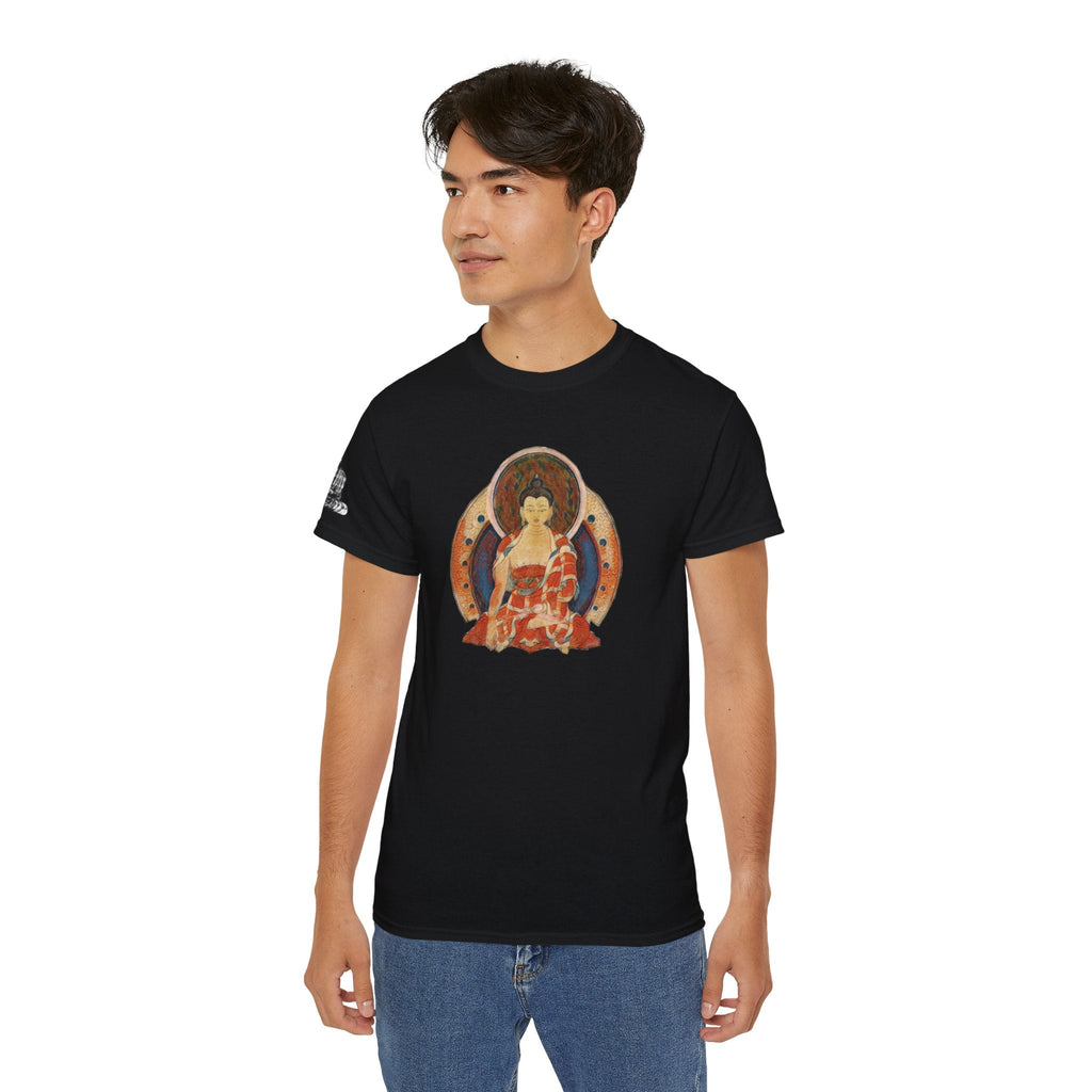 Fine Art Buddha Oil Paint Print Unisex Ultra Cotton Tee