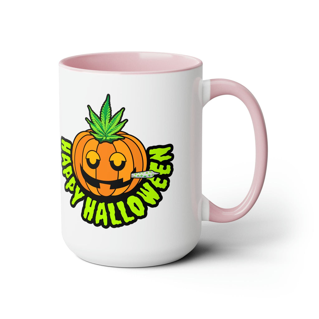 Happy Halloween Pumpkin Stoner 15oz Coffee Mug