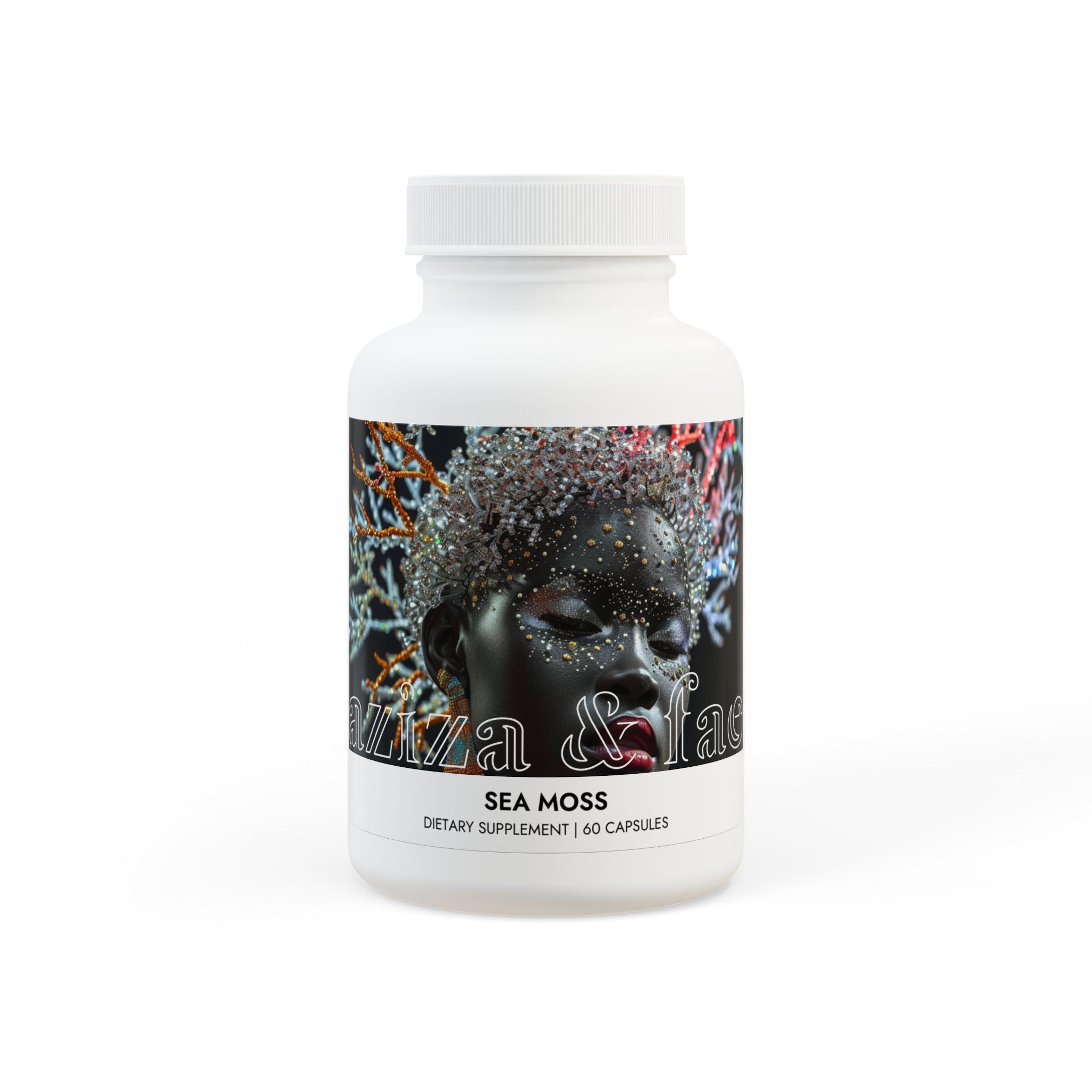 Sea Moss Supplement (60 Capsules) by Aziza & Fae