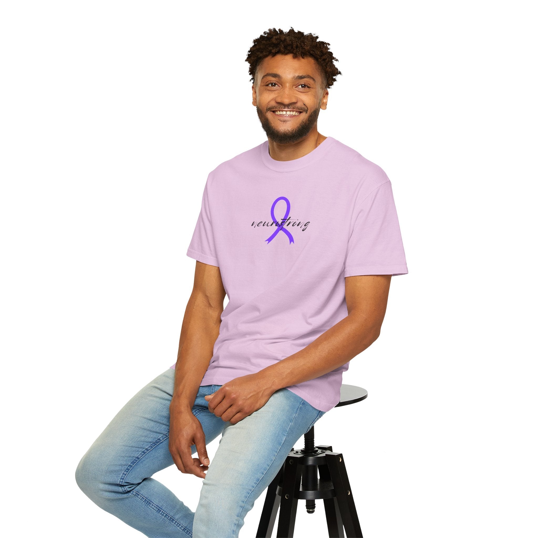 Neurostrong Epilepsy Awareness T-Shirt | Purple Ribbon Tee