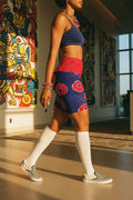 Phisherman Phish Donuts High Waisted Yoga Shorts