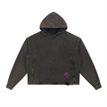 Jerry Garcia Mandala Vintage Washed Frayed-Hem Hoodie