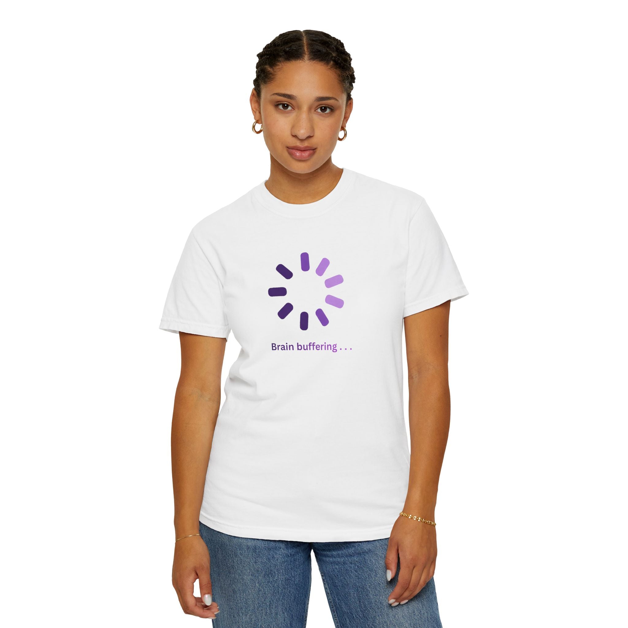 Brain Buffering… Purple Awareness T-Shirt