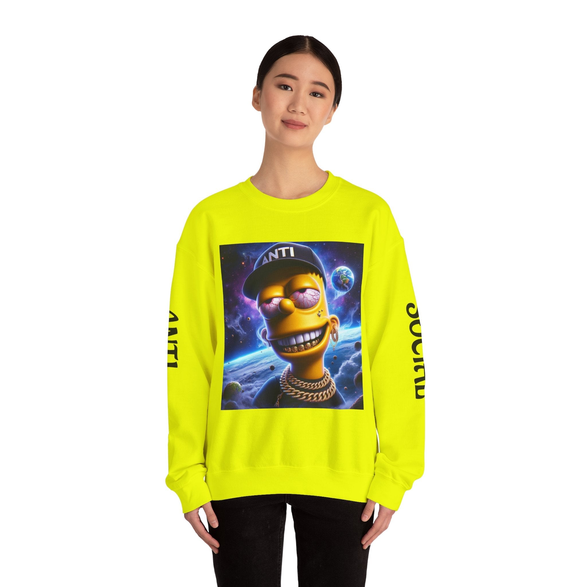 “Anti Social” Heavy Blend™ Crewneck Sweatshirt