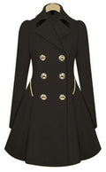 Slim Fit Mid Length Office Coat plus Size Women Spring Autumn Trench Coat