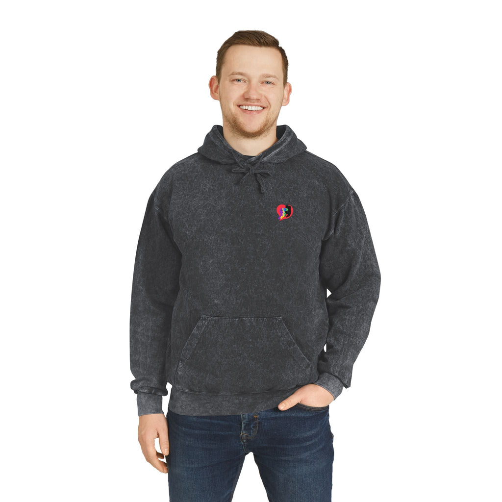 Turtle Island Amaru Khan Aborigine Unisex Mineral Wash Hoodie