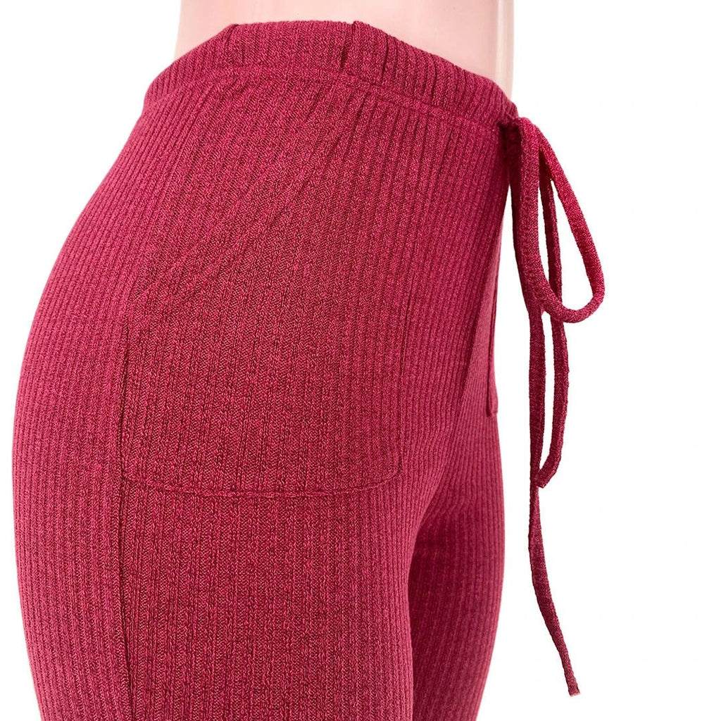 Sweater Coat Underwear Pocket 3-piece Set Suit
