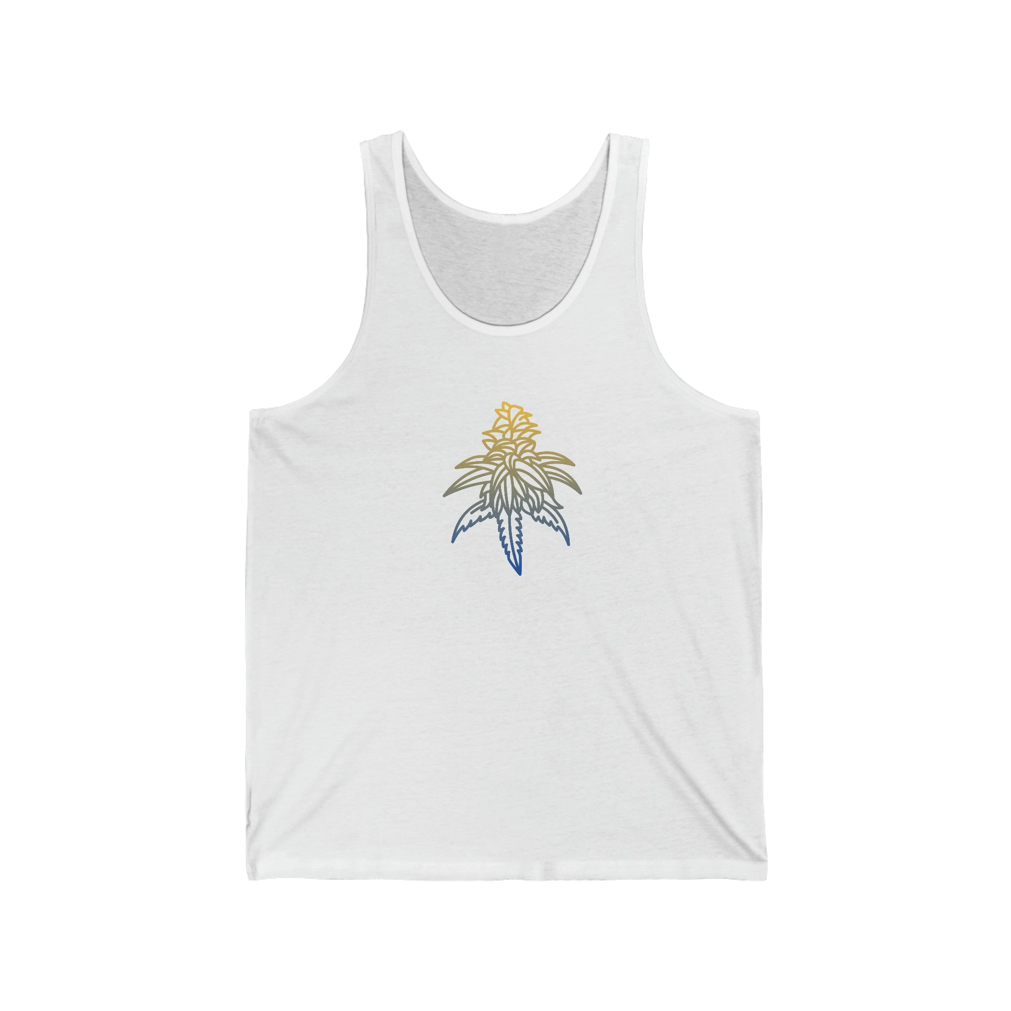 Golden Goat Cannabis Jersey Tank