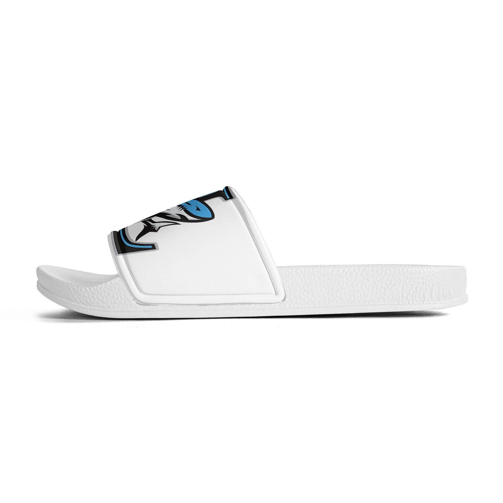 LCC Mens PVC Black and White House Slides/Sandals/Bathroom Slippers
