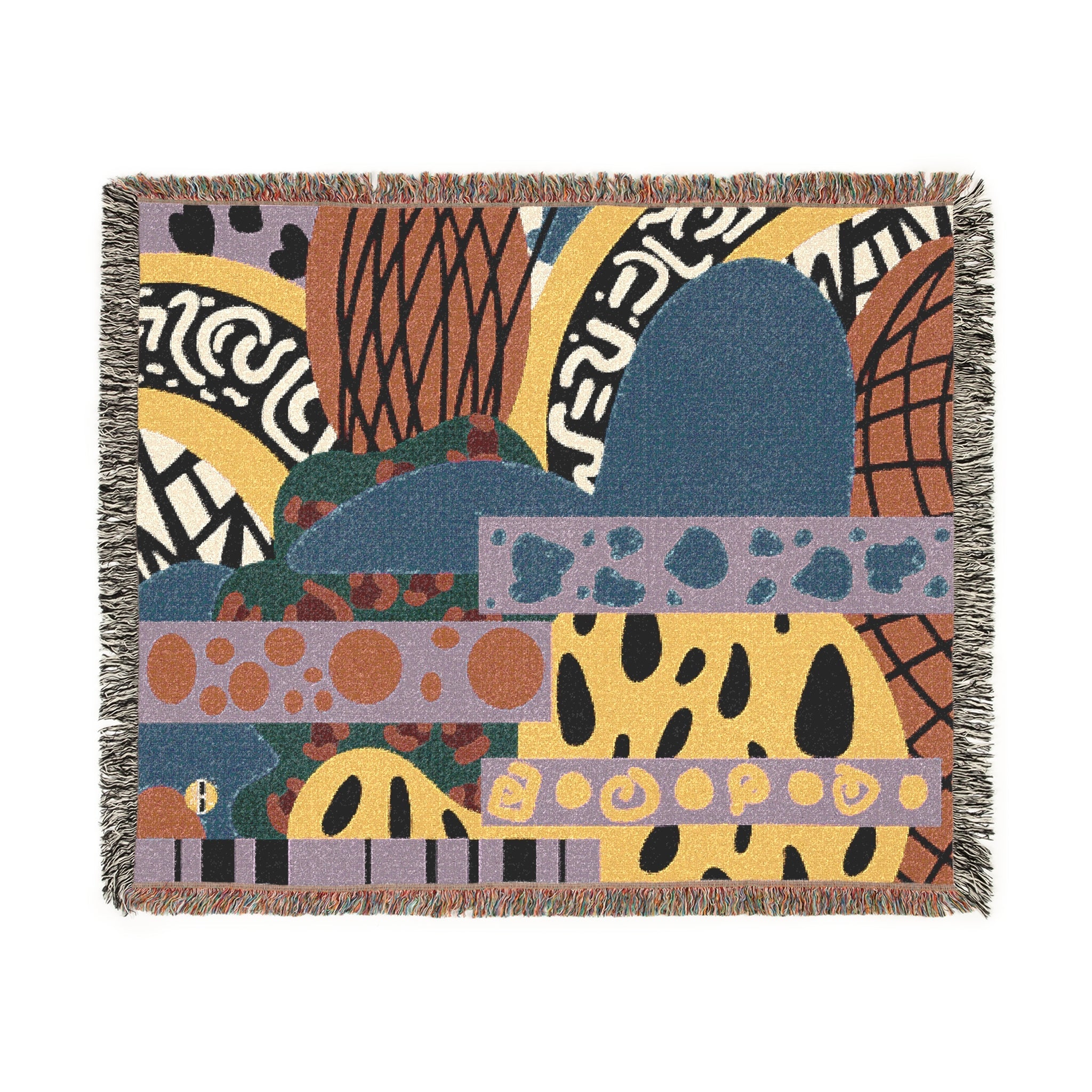 Abeille Creations - Makena Design Woven Blanket