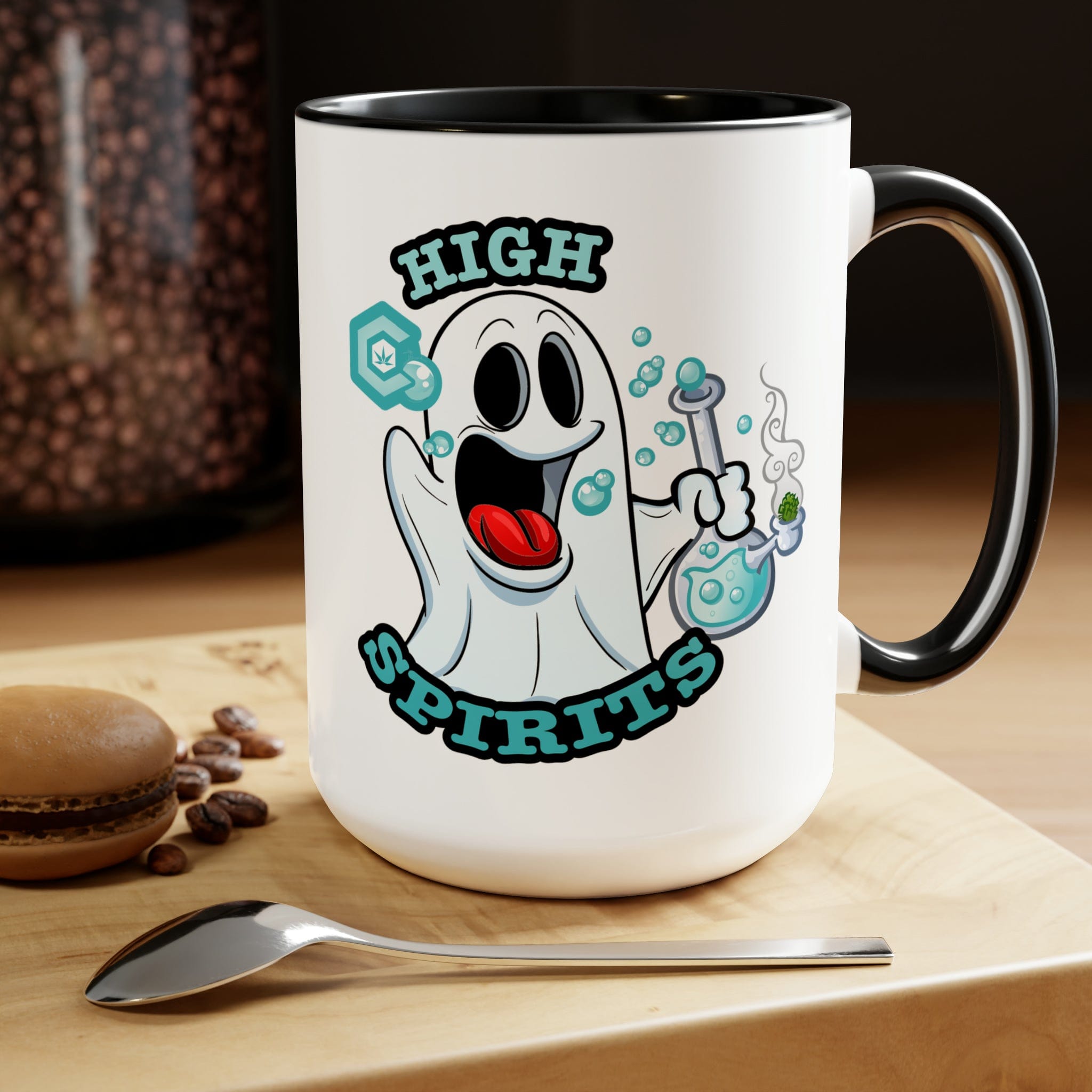 High Spirits Ghost with Bong 15oz Coffee Mug