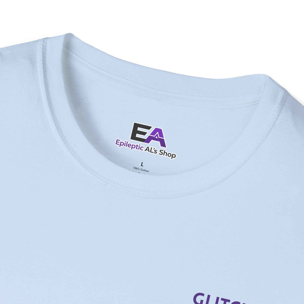 Glitch Happens Tee – Minimalist Seizure First Aid Shirt