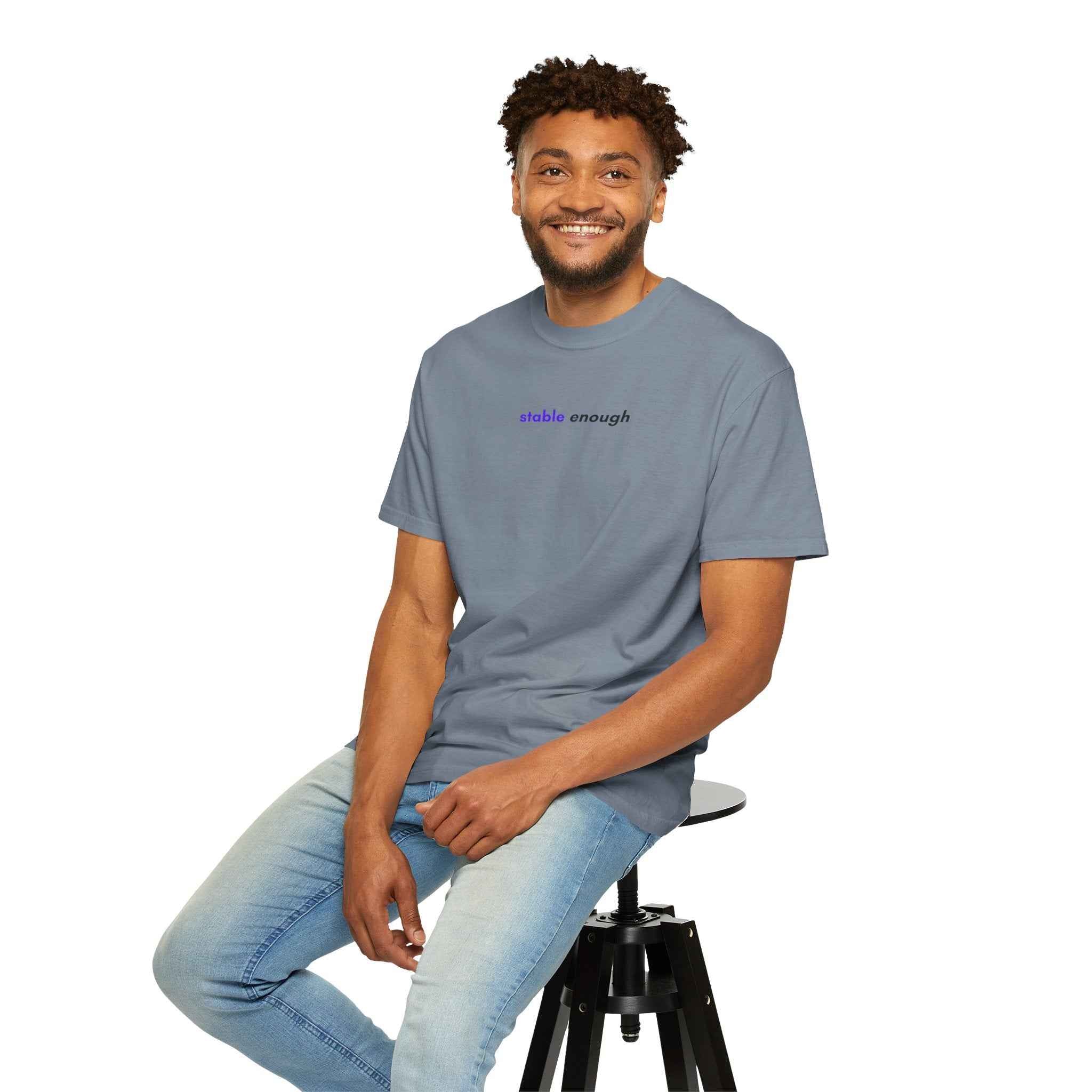 Stable Enough Epilepsy Awareness T-Shirt | Minimal Awareness Tee