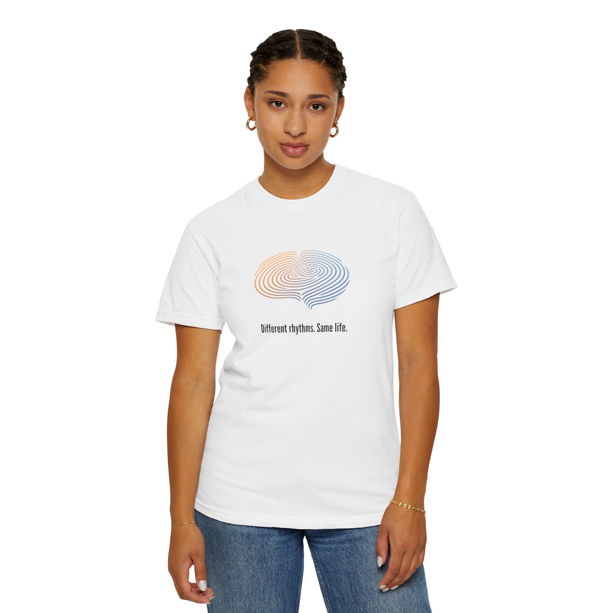Different Rhythms. Same Life. — Epilepsy Awareness Unisex T-Shirt