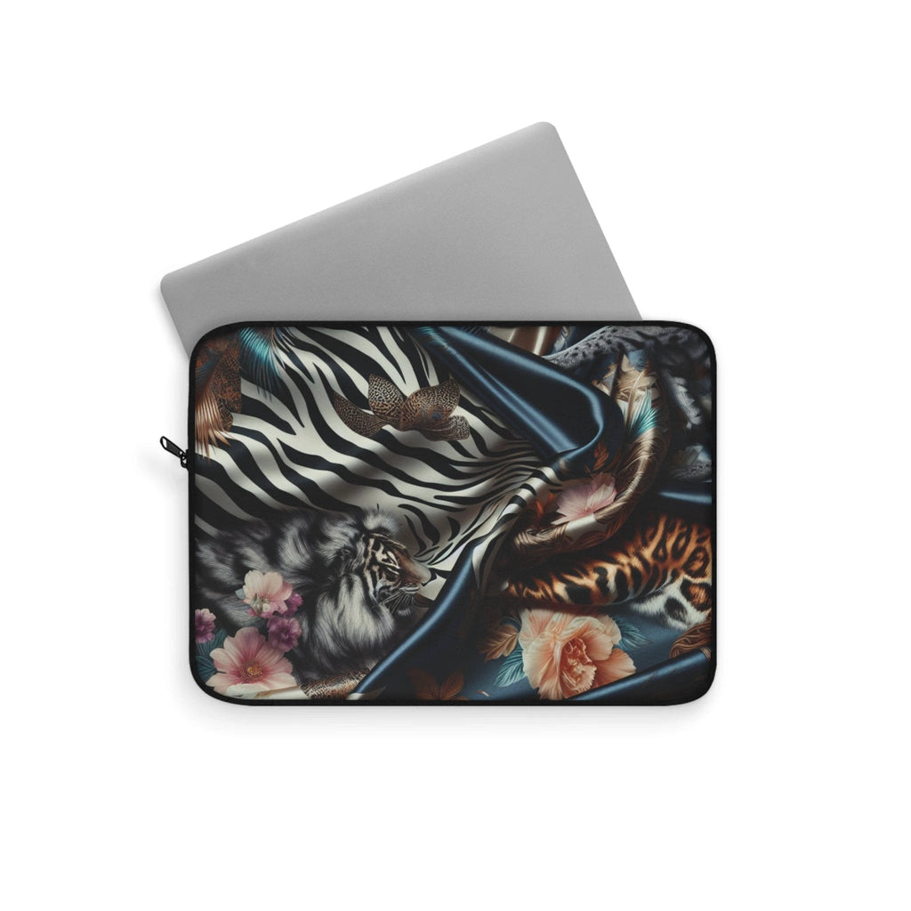 Boho Floral Laptop Sleeve, Stylish Computer Case, Cute Laptop Cover, Unique Tech Accessory, Gift for Students, Work From Home