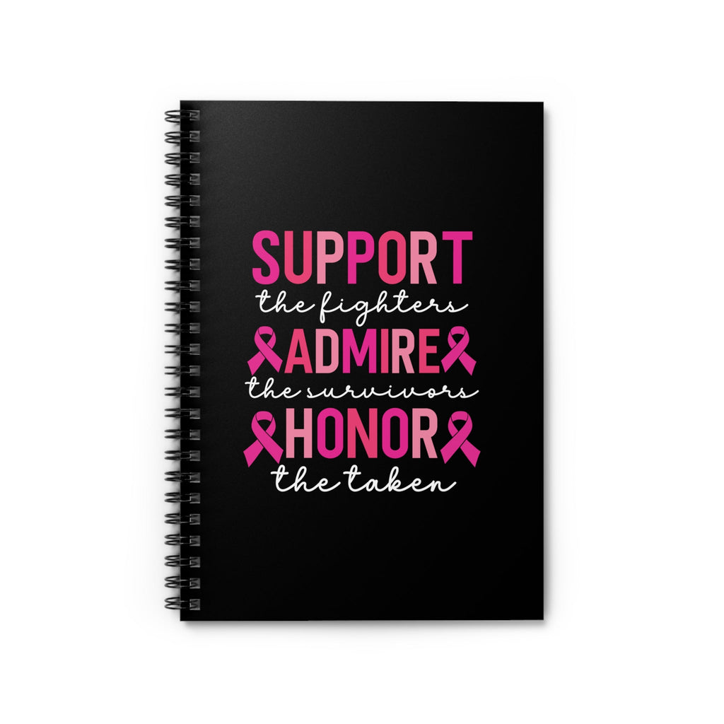 Inspirational Spiral Notebook - Breast Cancer Awareness, Gift for Survivors, Supportive Journal, Empowerment Notebook, Perfect for [...]
