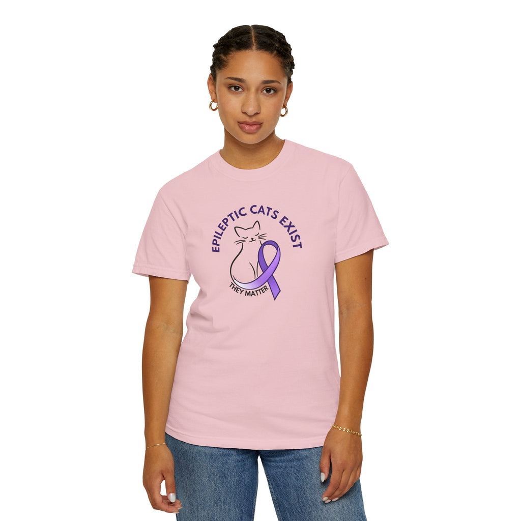 Epikitty Awareness T-Shirt – Epileptic Cats Exist. They Matter.