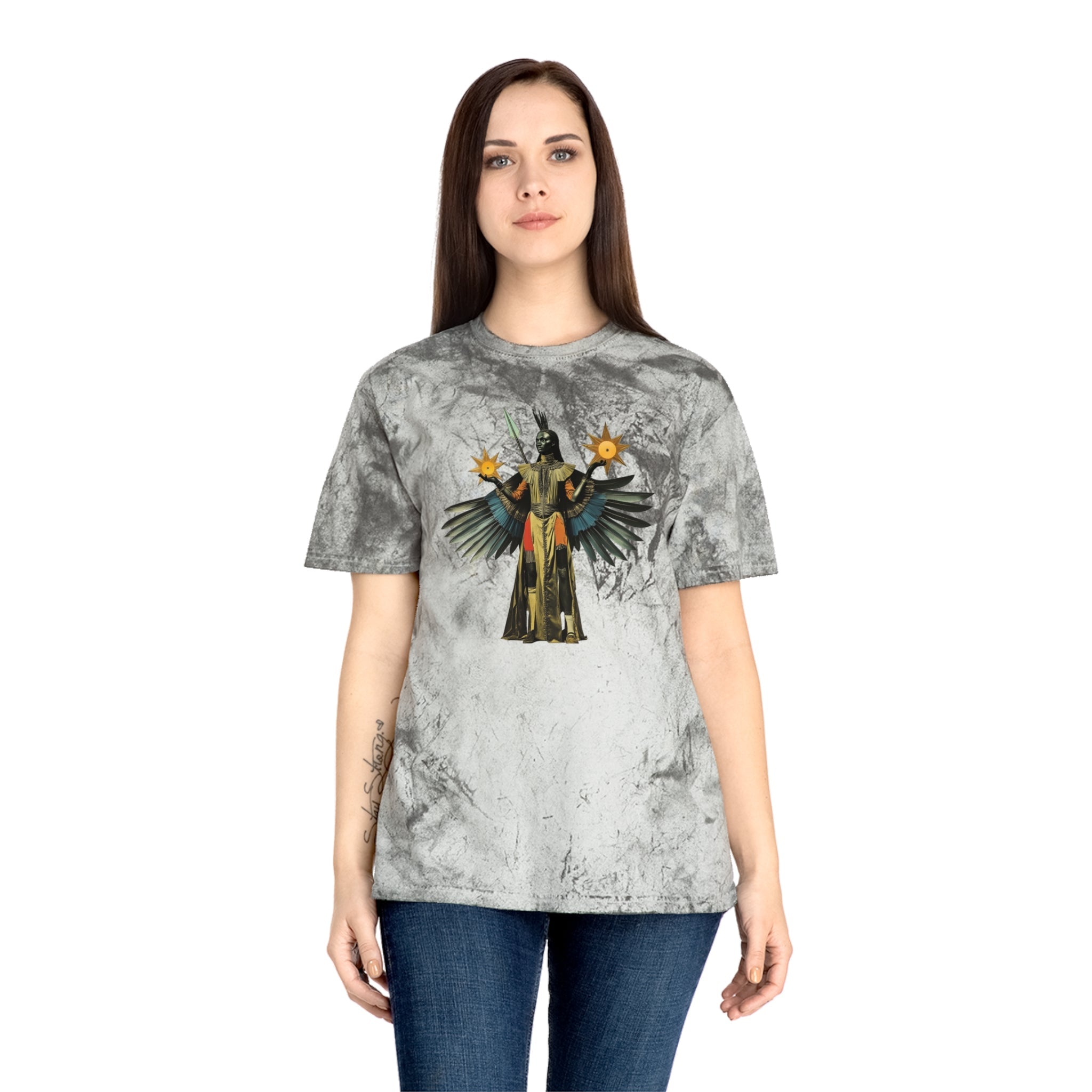 Amaru Khan Stars Unisex Color Blast T-Shirt