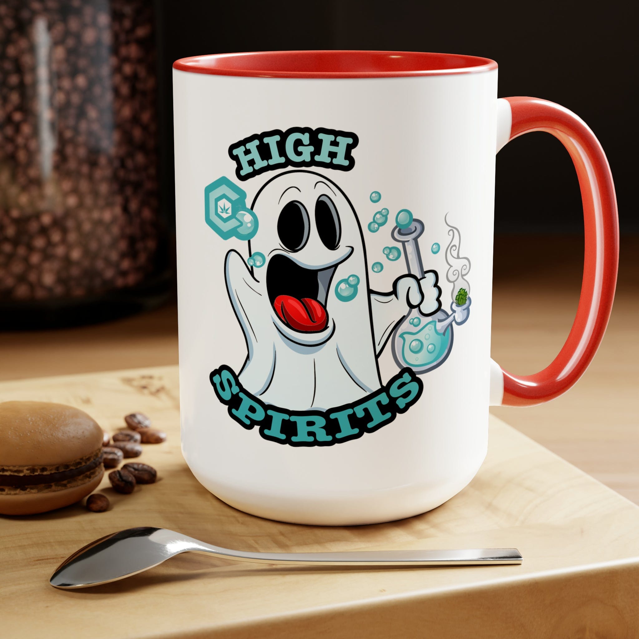 High Spirits Ghost with Bong 15oz Coffee Mug