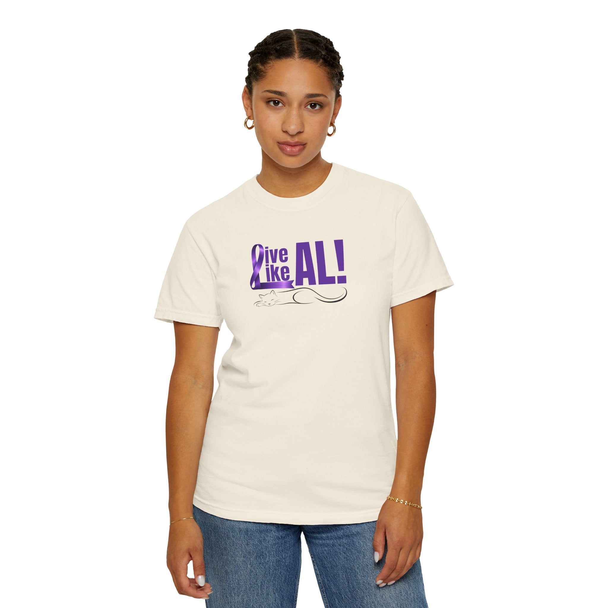 Live Like AL T-Shirt – Epilepsy Awareness Cat Tee