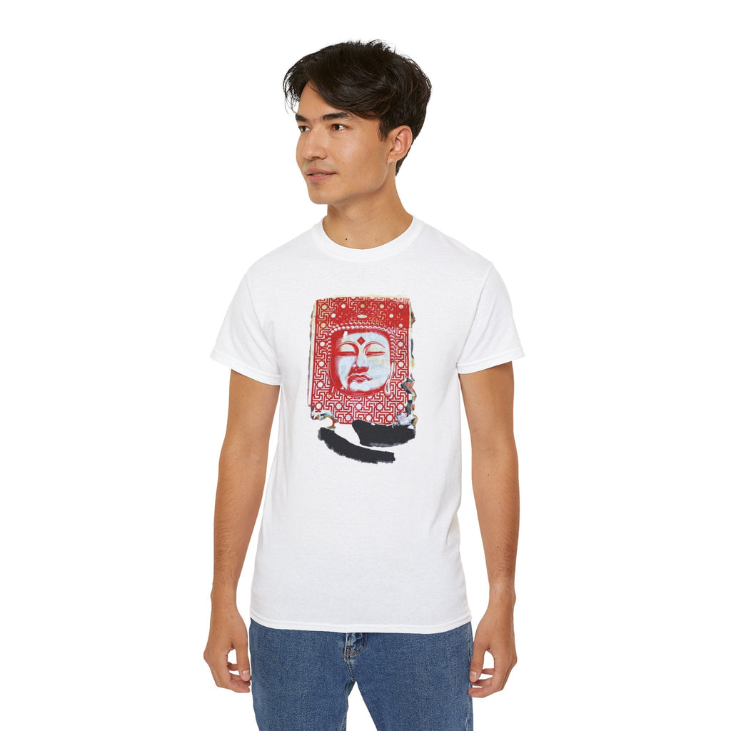 Fine Art Buddha Tablet Print Unisex Ultra Cotton Tee