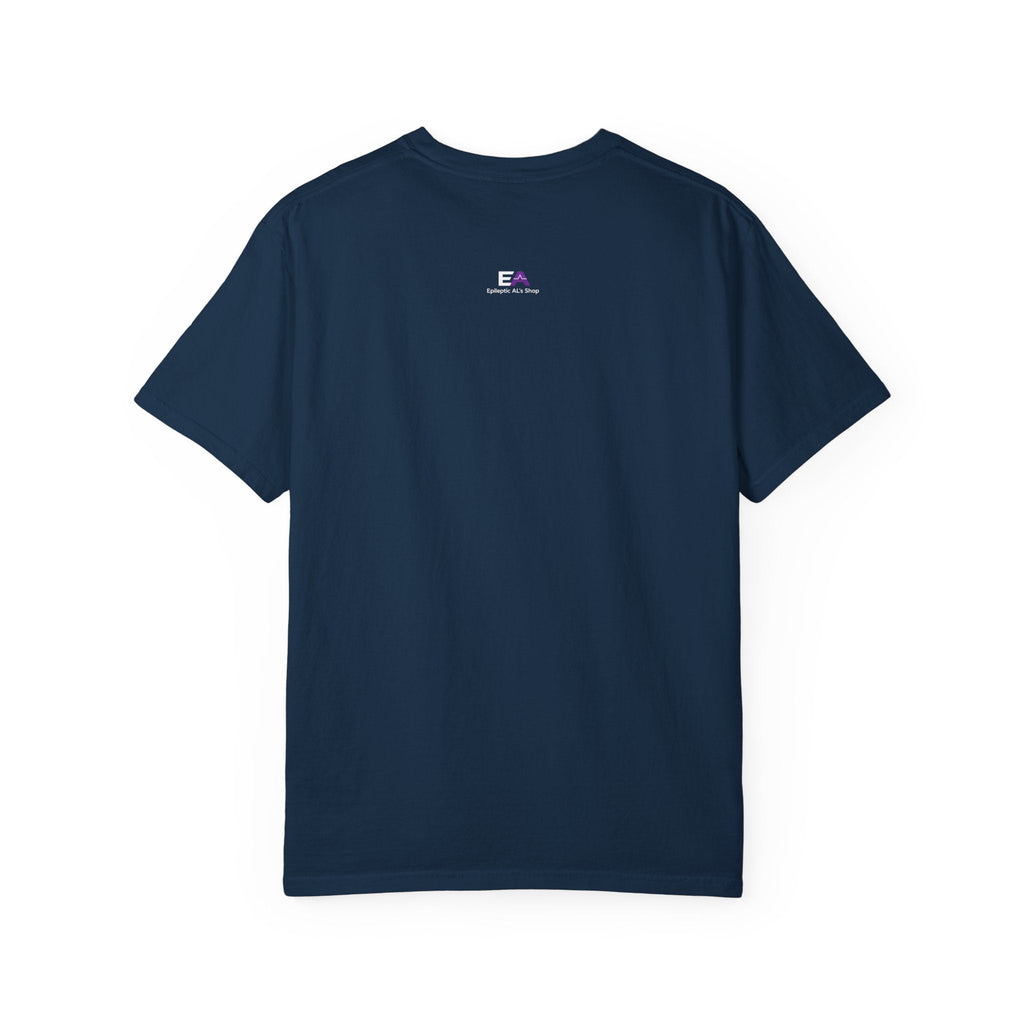 Silent Storm Unisex T-Shirt – Epilepsy Awareness Purple Statement Tee