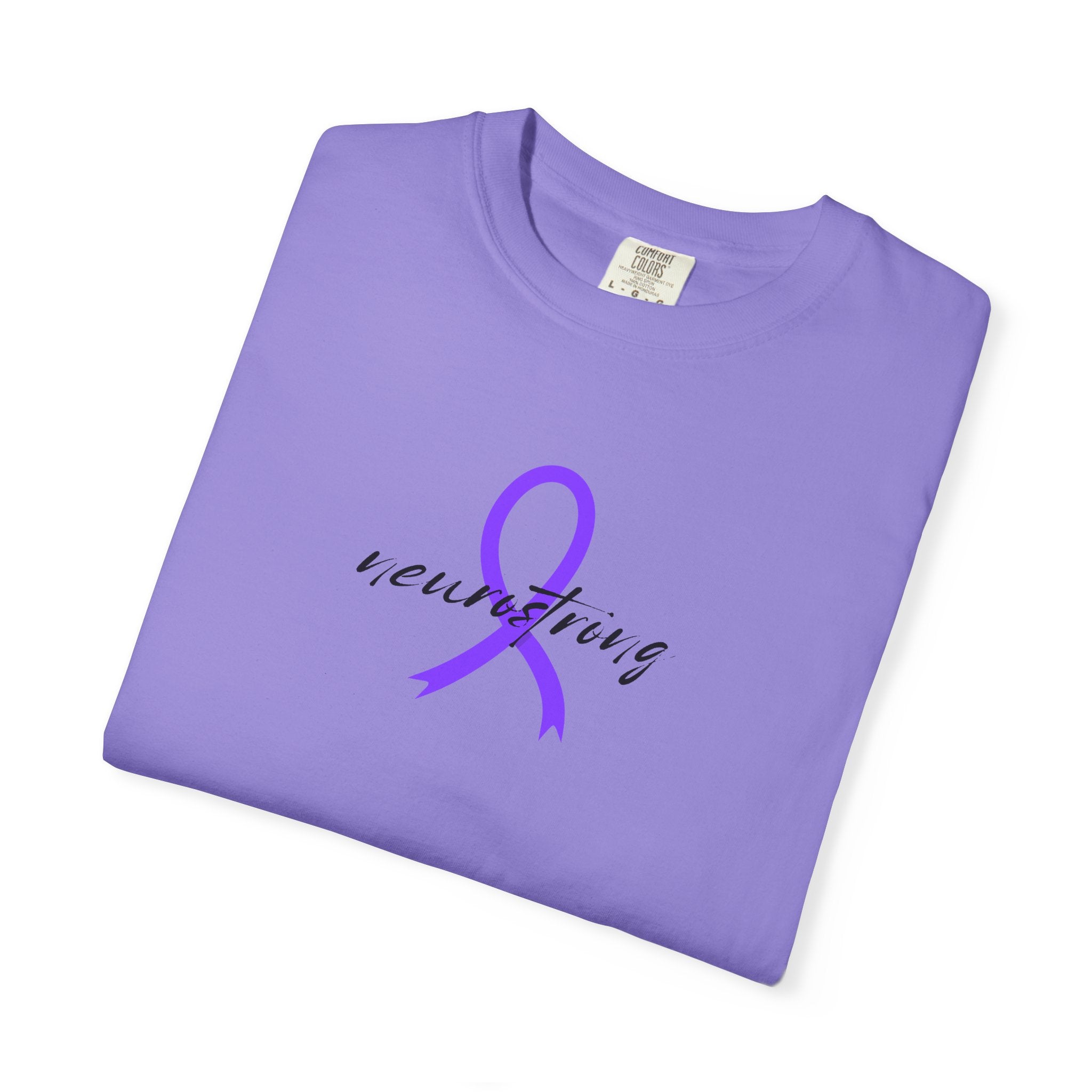 Neurostrong Epilepsy Awareness T-Shirt | Purple Ribbon Tee
