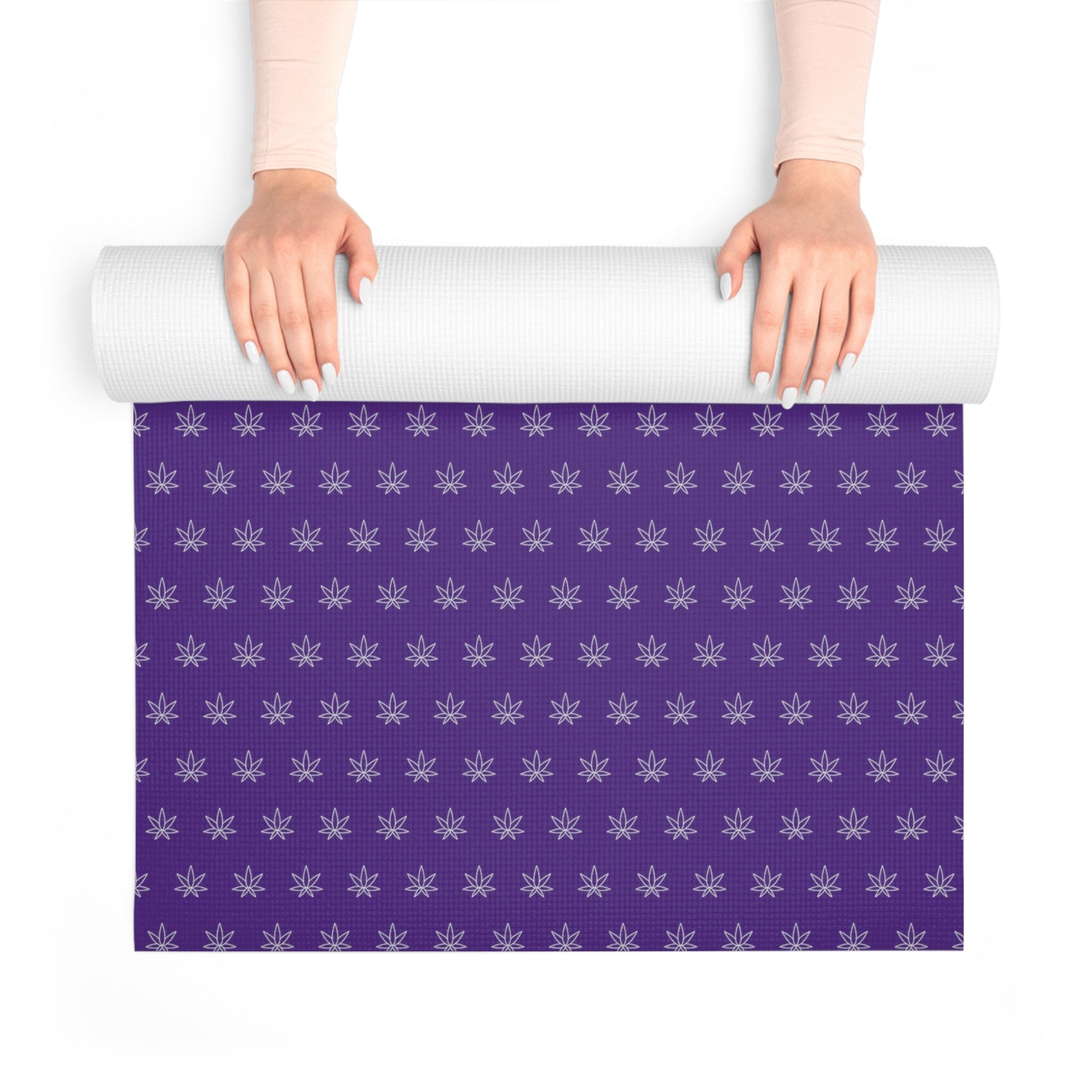 Make It Happen Cannabis, Bong, & Lighter Foam Yoga Mat