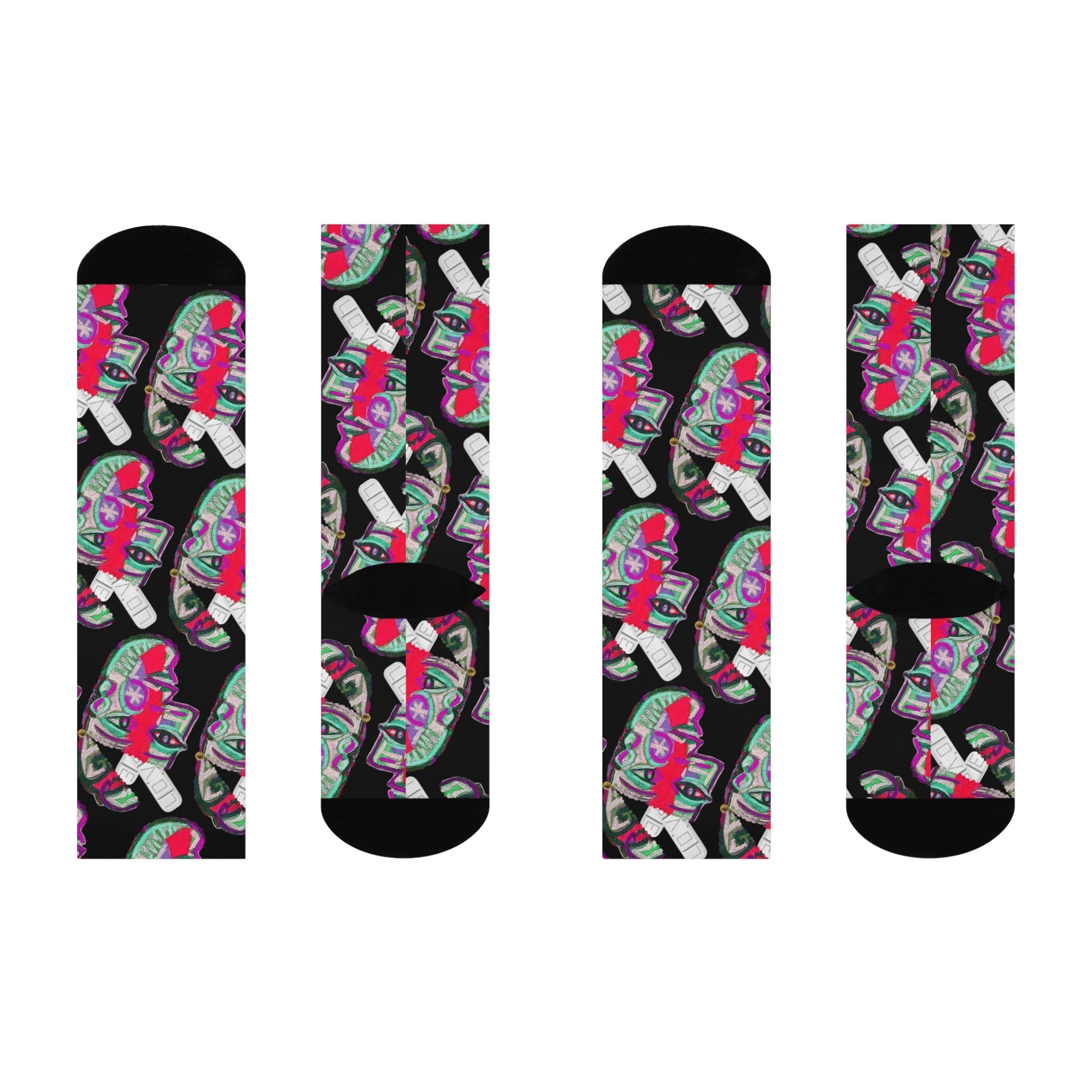 LOVE PILL Cushioned Crew Socks Nubian Night