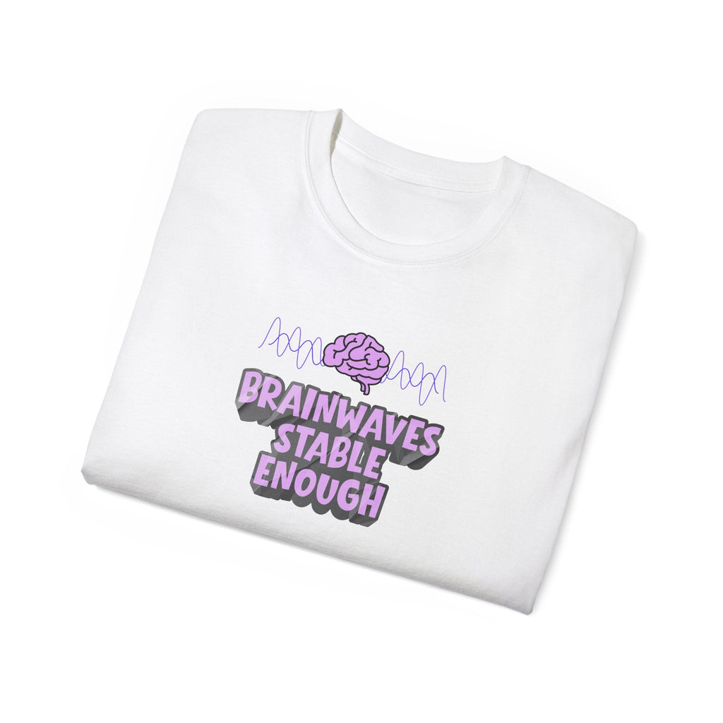 Brainwaves Stable Enough Unisex Heavy Cotton Tee