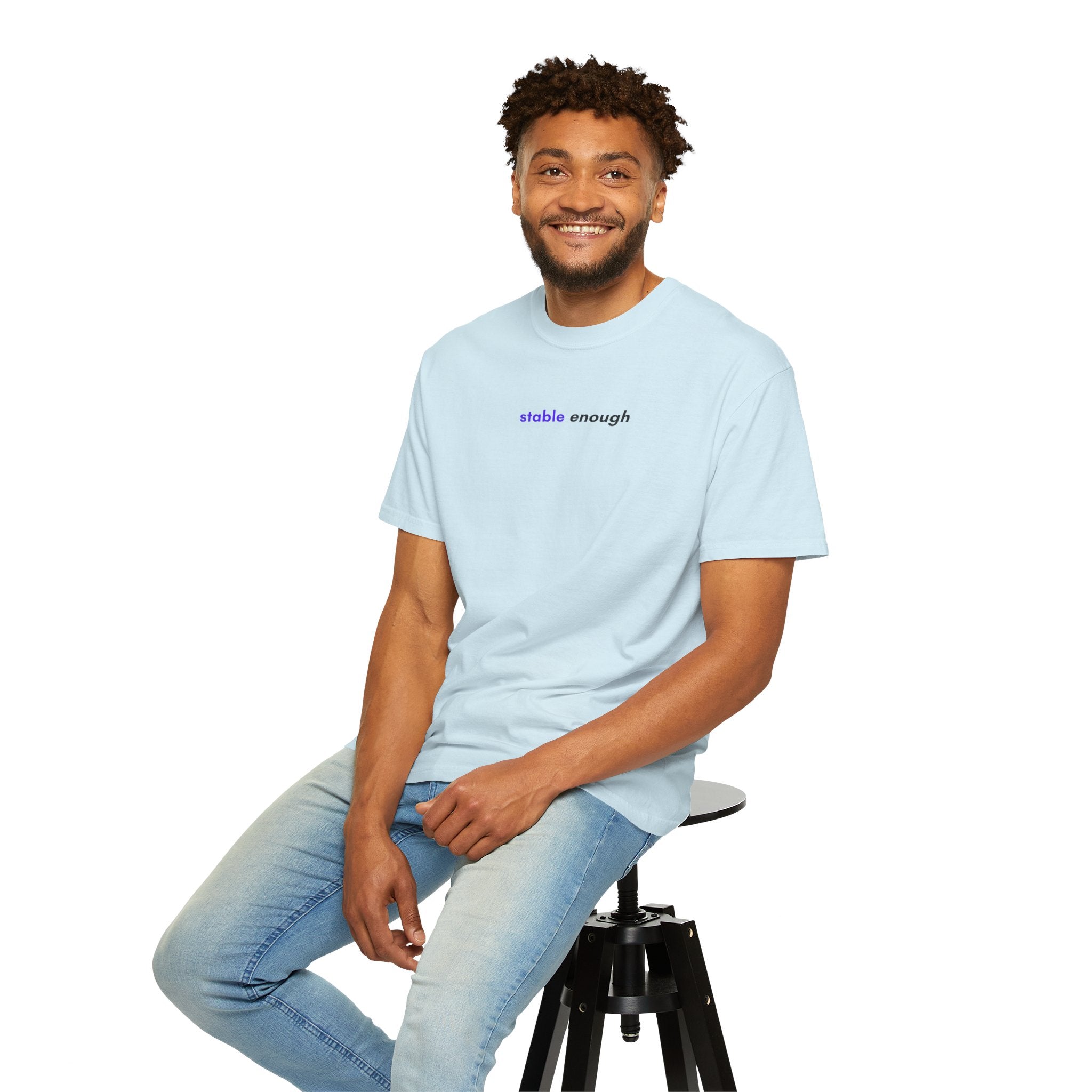 Stable Enough Epilepsy Awareness T-Shirt | Minimal Awareness Tee