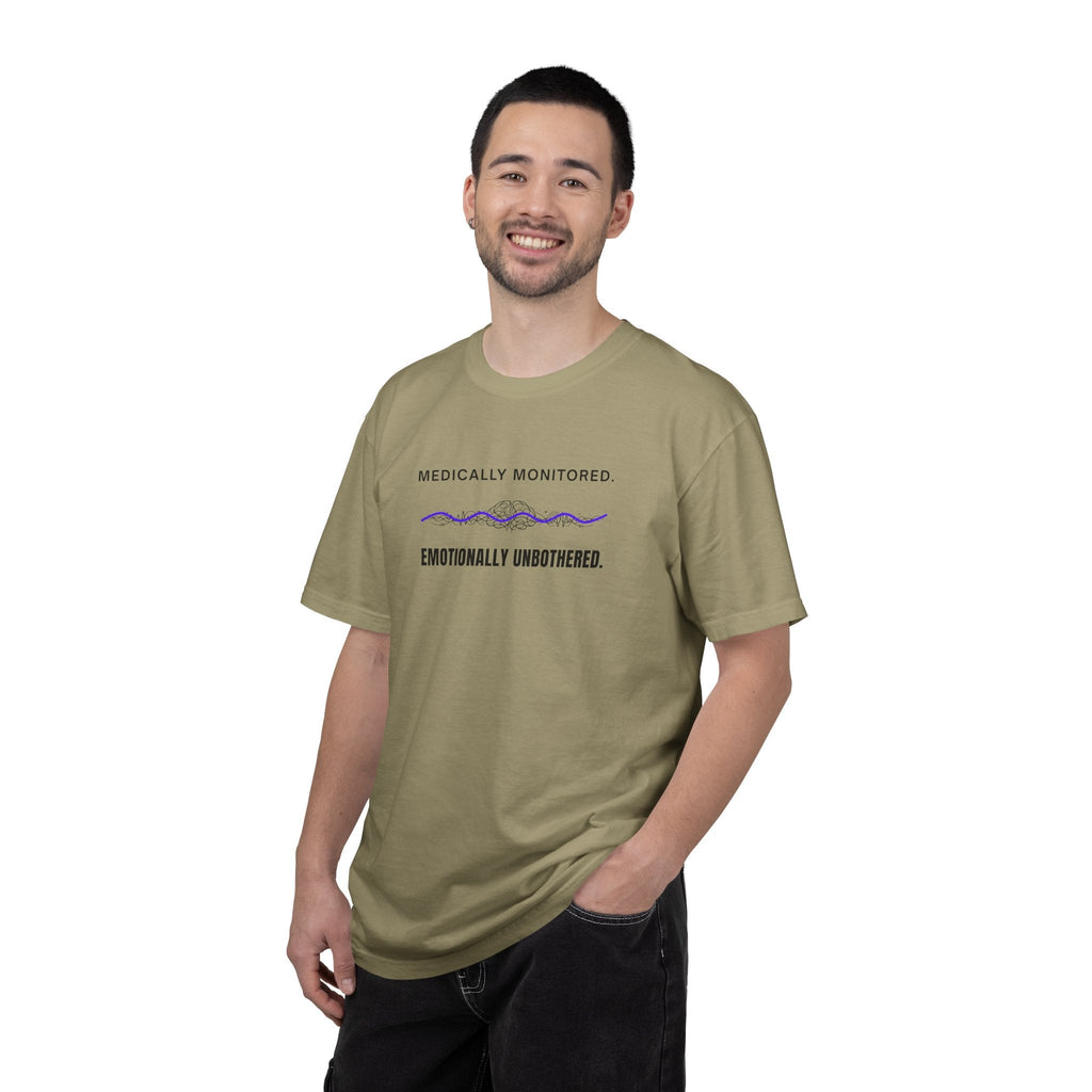 Medically Monitored. Emotionally Unbothered. – Epilepsy Awareness T-Shirt