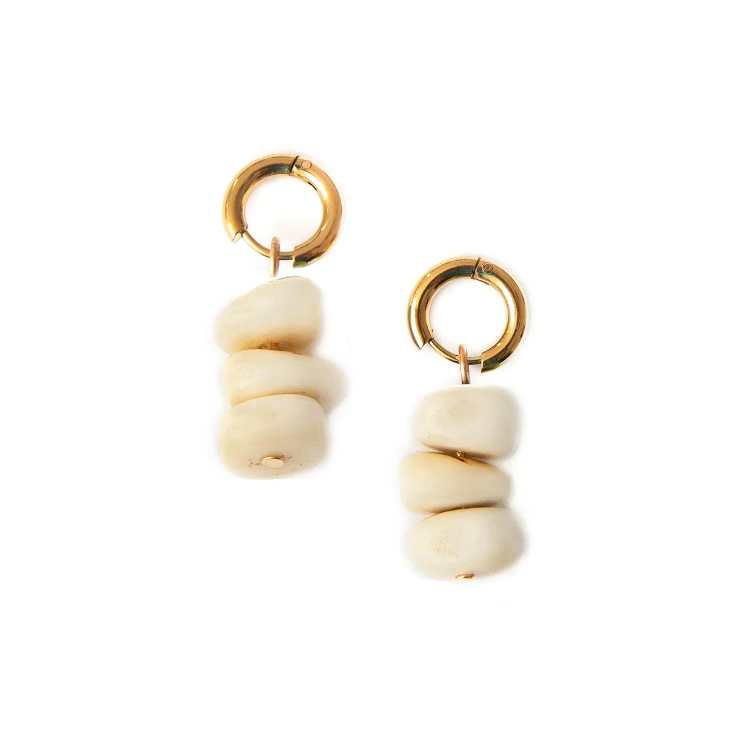 Tagua Maui Earrings