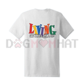 "Living Single" Graphic Cotton T-Shirt