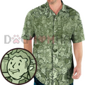 Fallout Compilation Maxi Hawaiian Shirt – Ultimate Gaming Tropical Shirt