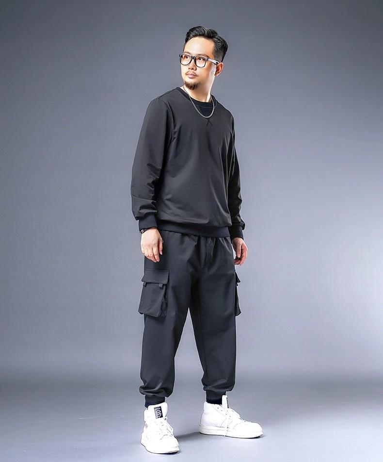 Plus size Big and Tall  Casual Loose Sweat Suit Matching set