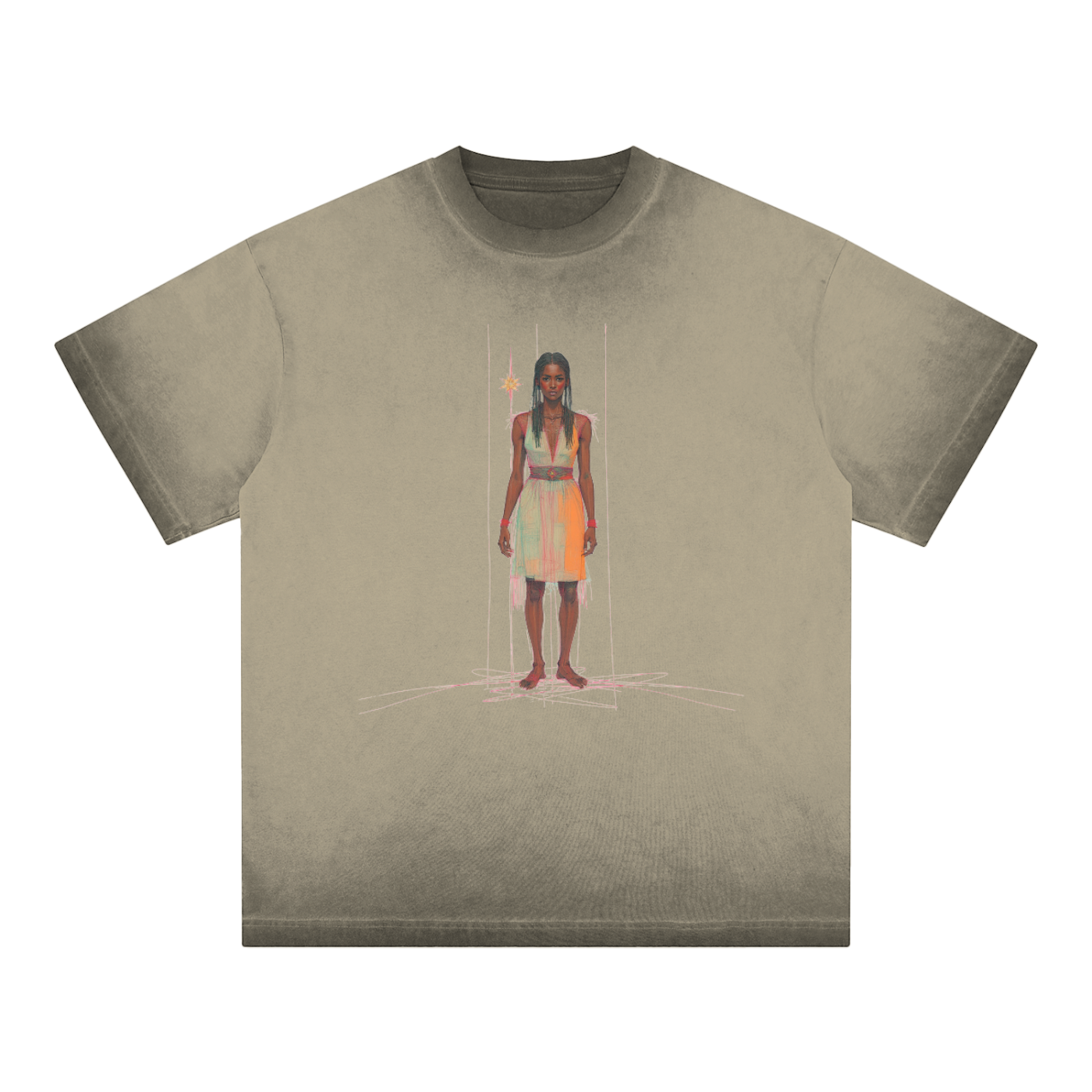 Amaru Khans Reverse Dyed T-shirt