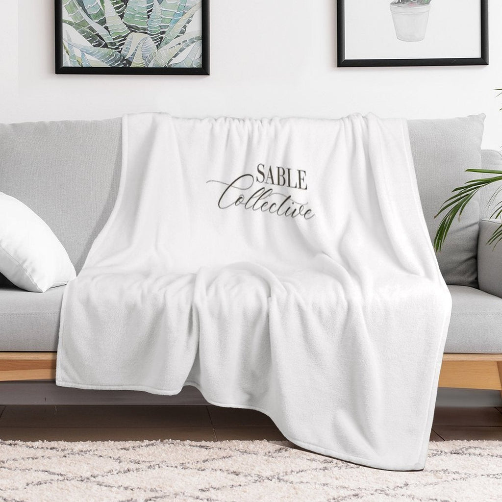 Sable Collective Logo Throw Blanket